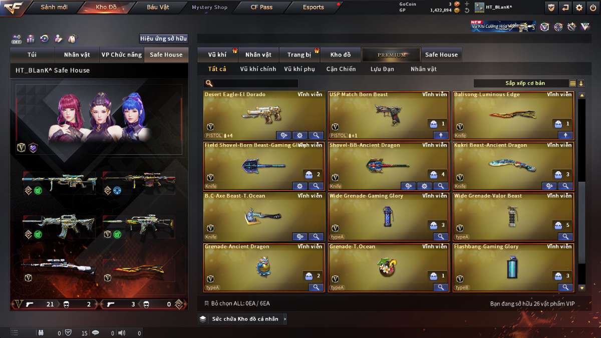 shop acc cf uy tin gia re